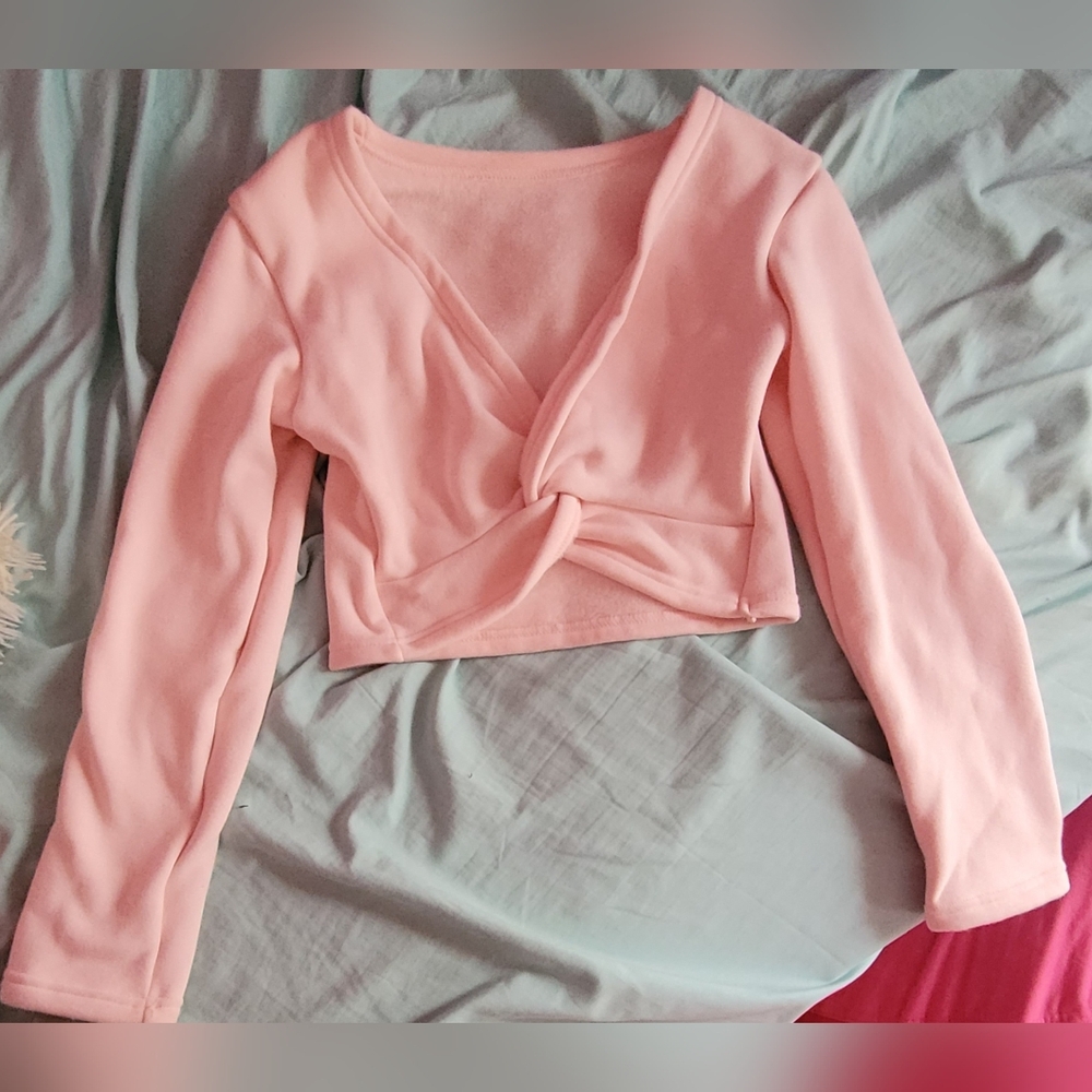 Girls Ballet Wrap Sweater